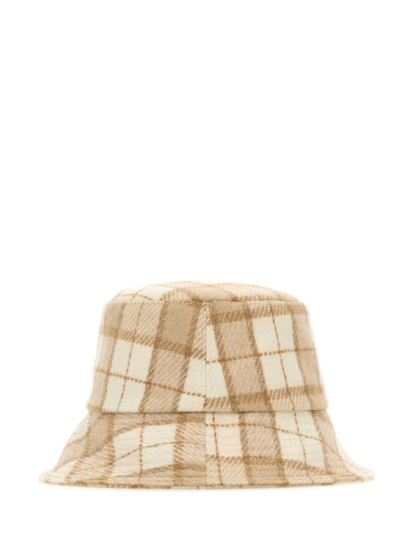 Clarion Check Bucket Hat