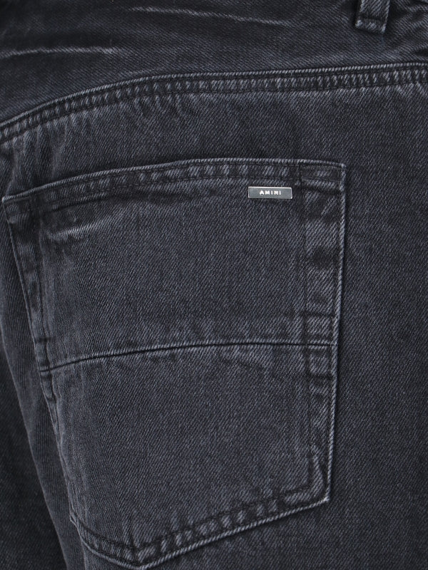 Back Logo Patch Denim Pants