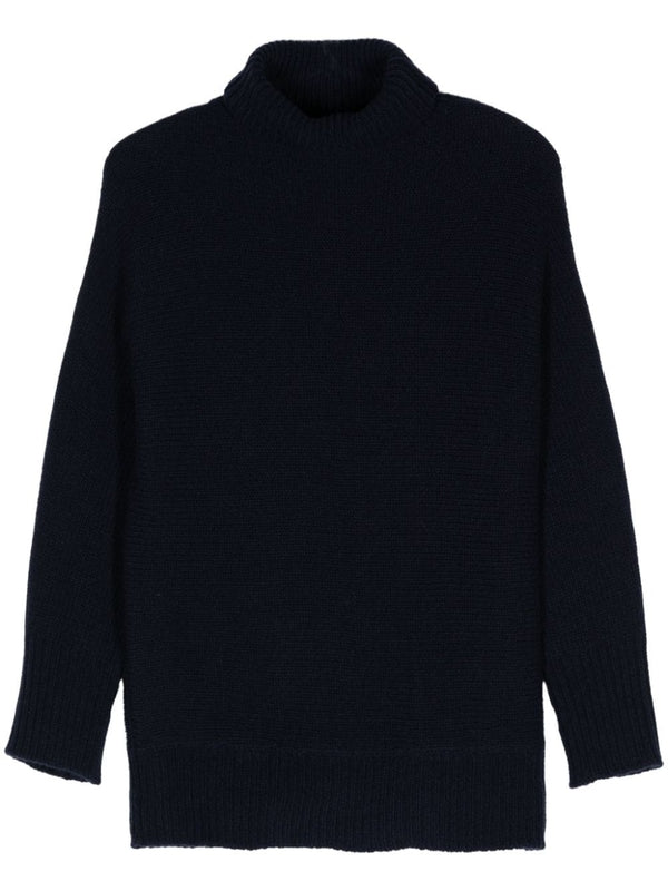 Wool High Neck Knit