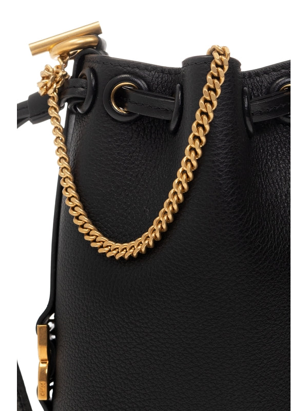 Marcie Leather
  Chain Bucket Bag