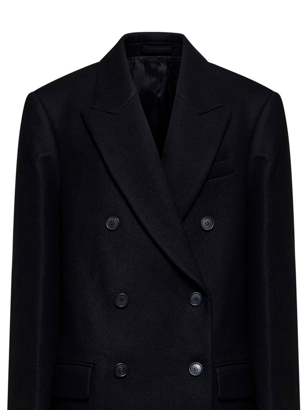 Double-Breasted Wool Coat