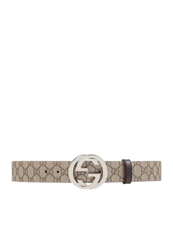 GG Logo Canvas Belt - Jente