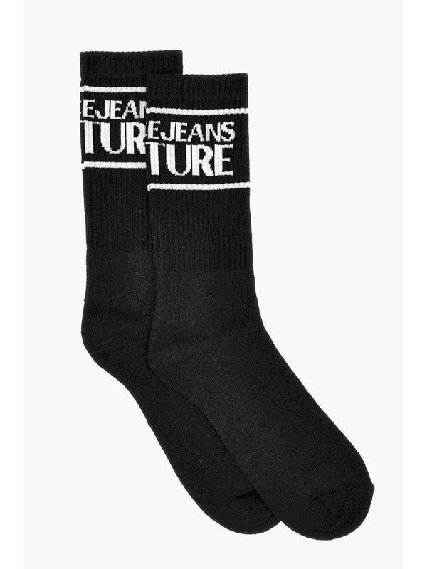 Logo Detail Rib Cotton Socks