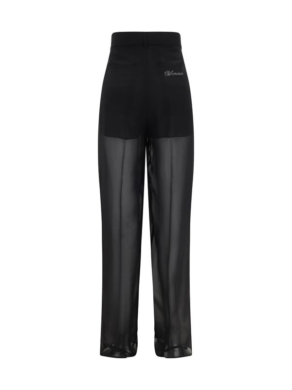 Layered Semi Sheer Pants