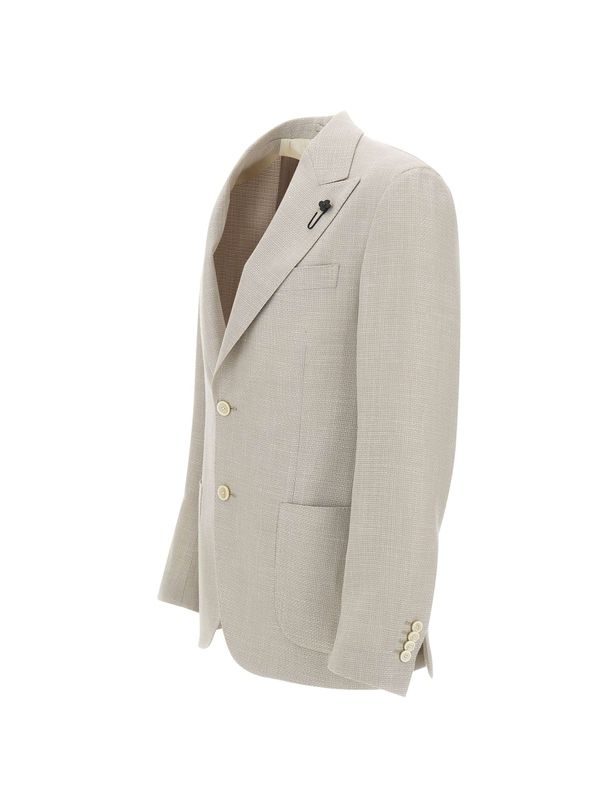 Wool Blend Tailored Jacket