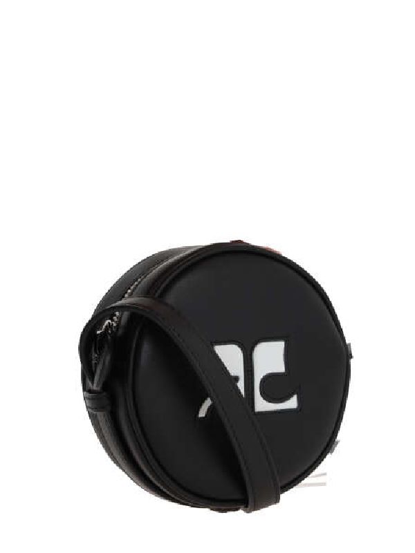 Reedition Logo Patch Round Crossbody Bag