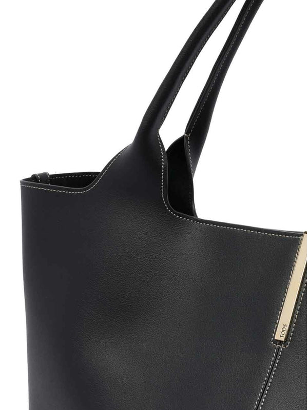 Toz Black Tote Bag