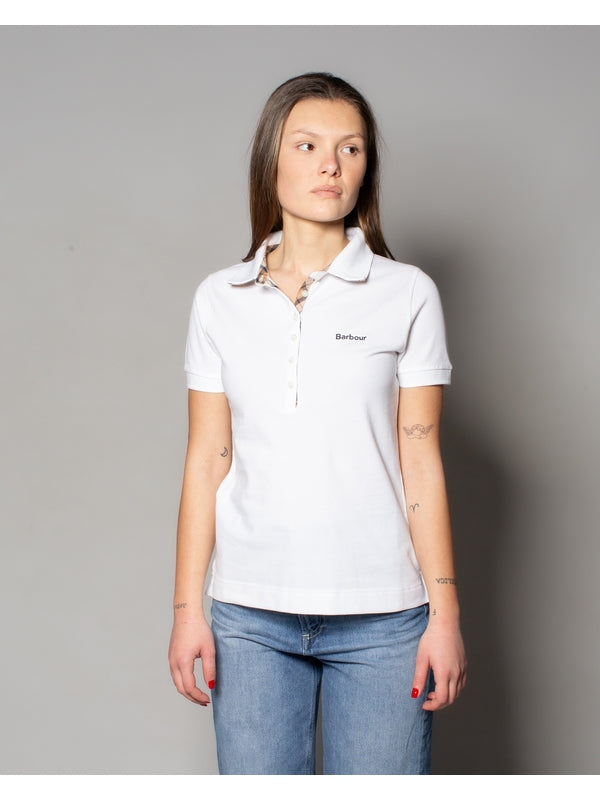 Barbour White Polo Shirts