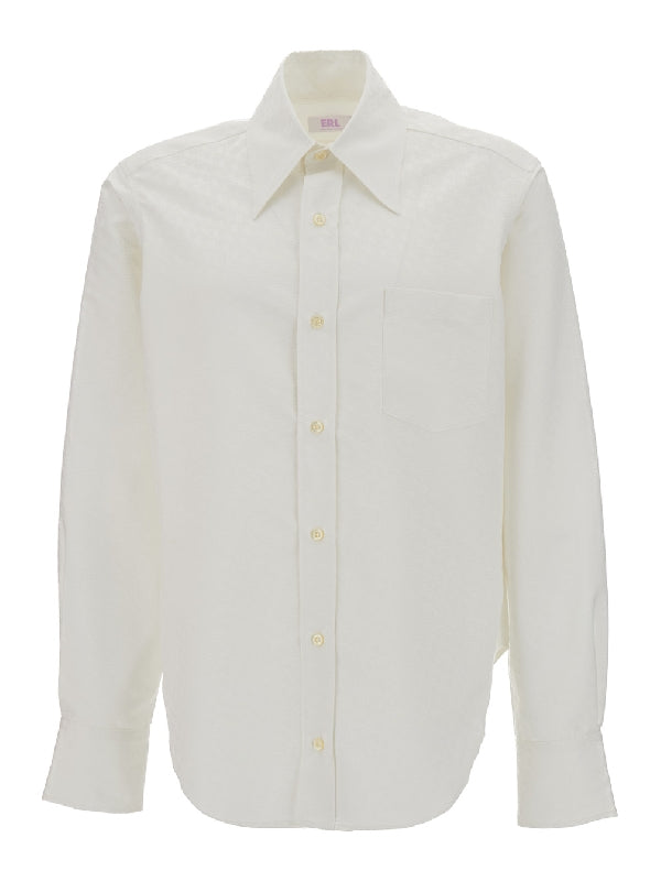 All-Over Logo Button-Up Shirt