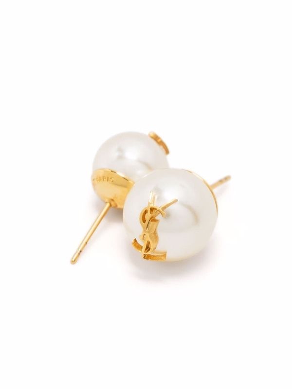 Cassandra Logo
  Decorated Pearl Earrings