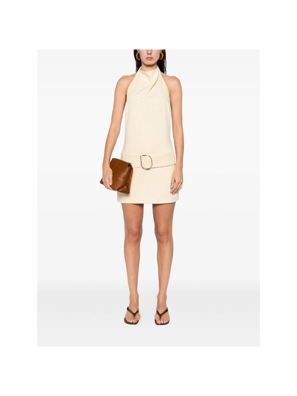 Sir. Beige Mini Dress
