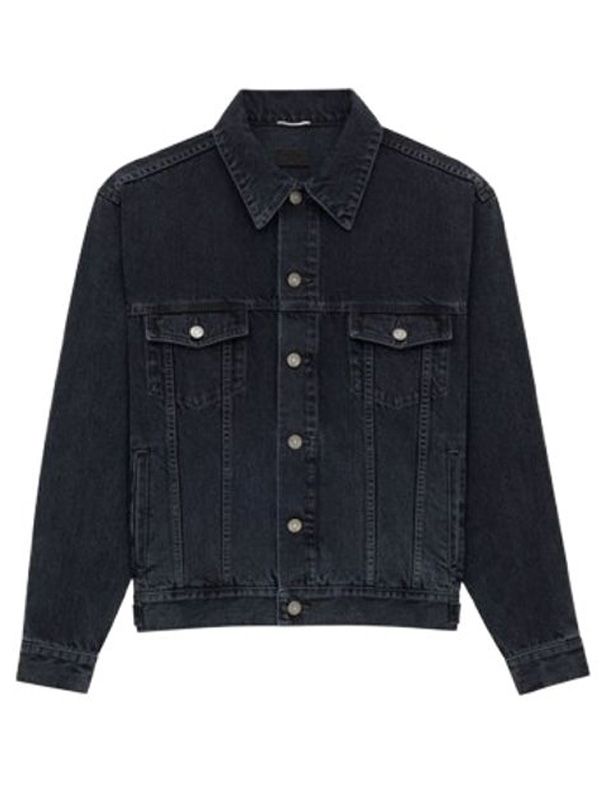 Saint Laurent Black Trucker