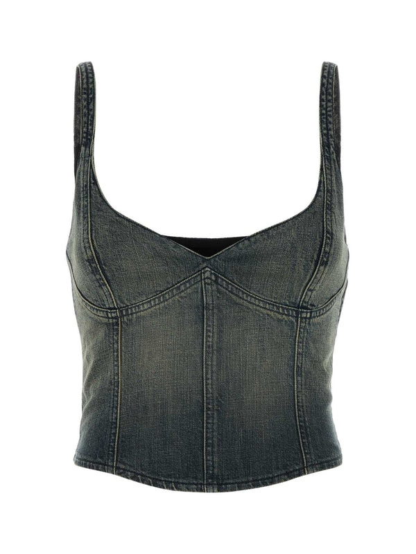 Balenciaga Blue Sleeveless