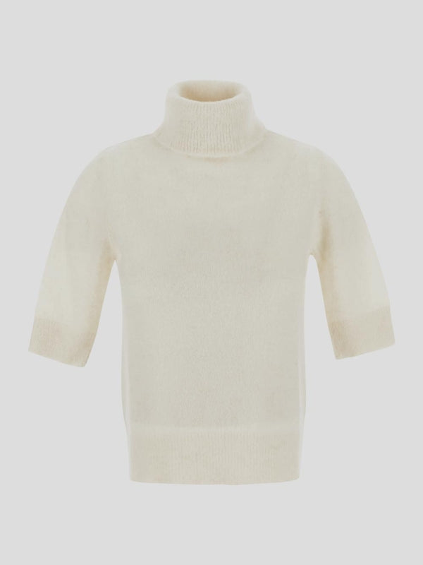 Alpaca Blend High-neck Knit