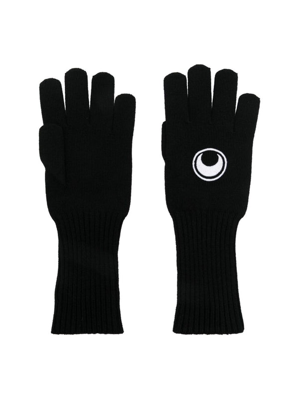 Moon Logo Embroidery Gloves