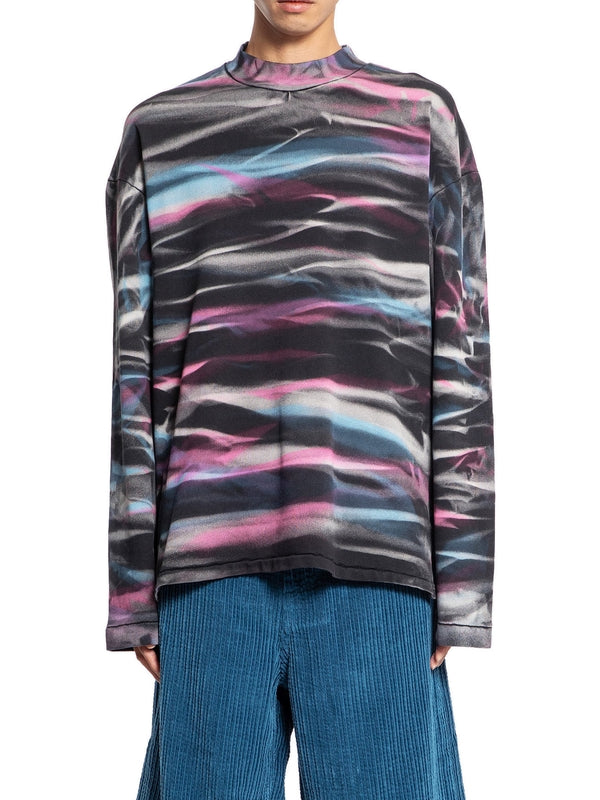 Tie-Dye Long Sleeve Top