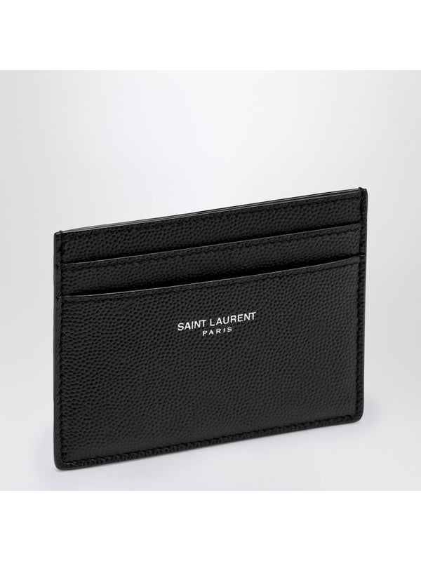 Logo Leather Card Wallet