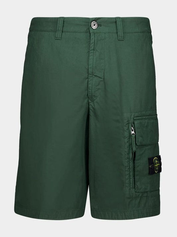 Wappen Patch Cotton Shorts