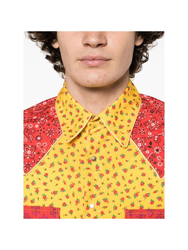 Paisley Printing Cotton Shirt