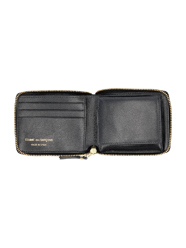 Zipper Leather Small Wallet