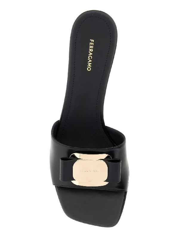 Baraboyu Leather Mule Heels