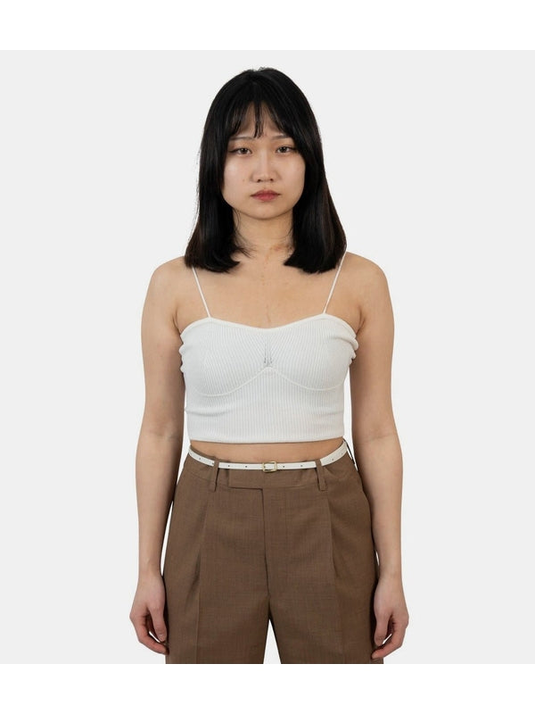 Auralee White Sleeveless