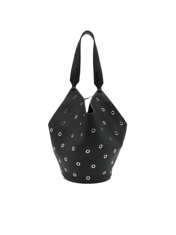 Lotus Eyelet Detail Small Tote
  Bag