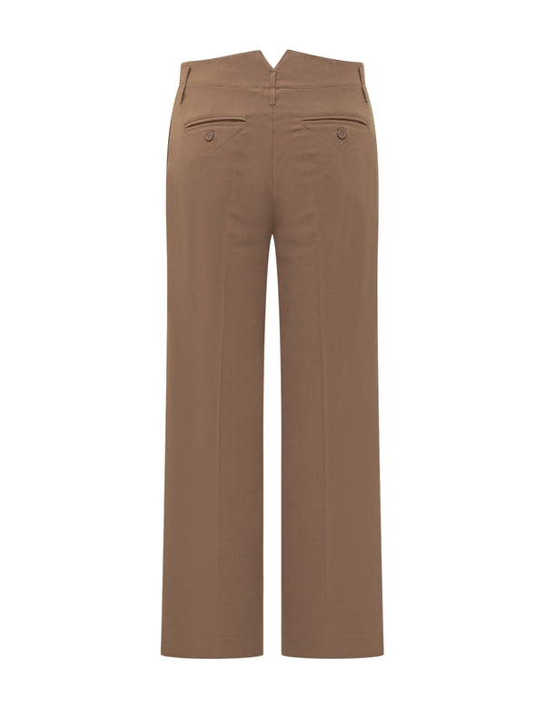 Semicouture Brown Trousers