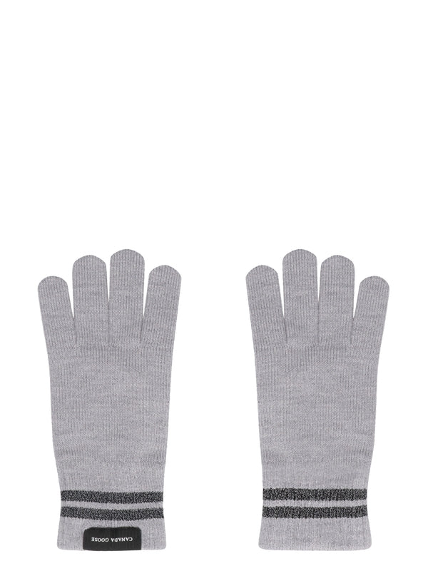 Logo Patch Wool Gloves