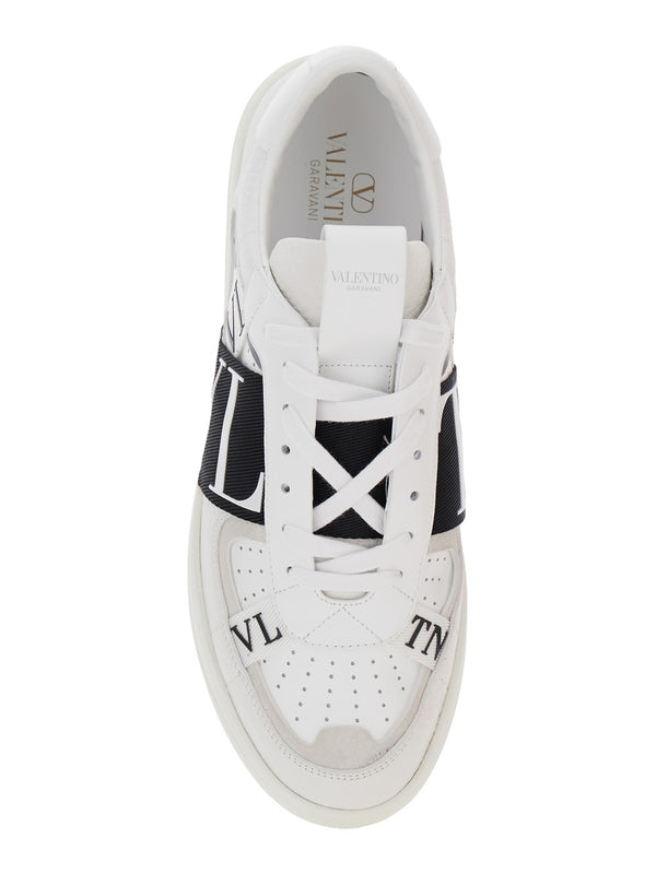 Valentino White Low Top Sneakers