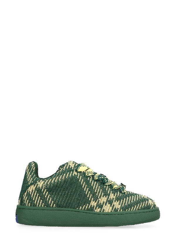 Box Check Knit Sneakers