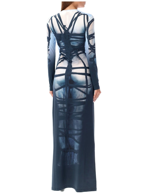 Y/PROJECT - Graphic Printing Long Dress - Jente