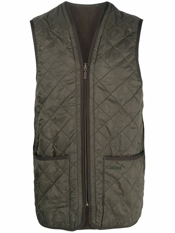 Barbour Green Vests