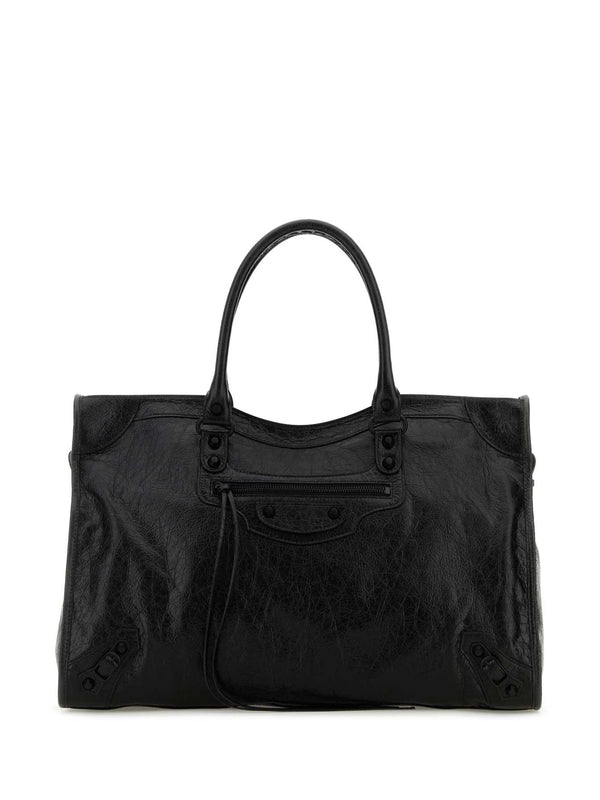 Balenciaga City Large Black Tote Bags