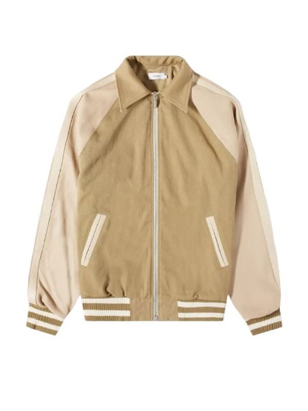 Back Logo Patch Collar Bomber Jacket