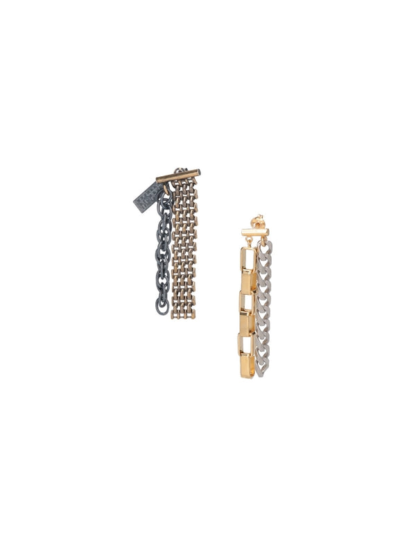 Chain Detail Drop Earrings