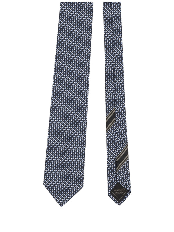 Geometric Pattern Silk
  Necktie