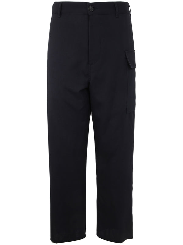 Virgin Wool Cargo Pants