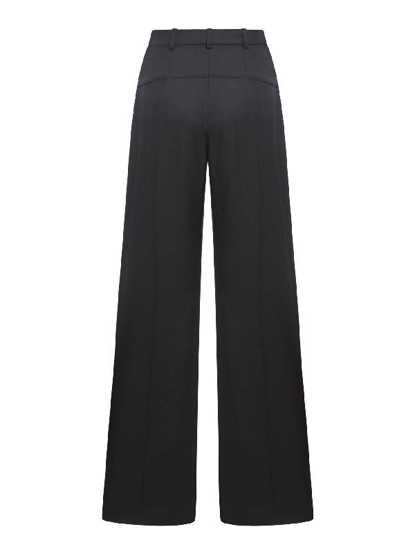Black Wool Pants
