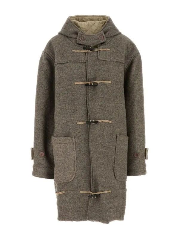 Wool Blend Duffle Coat