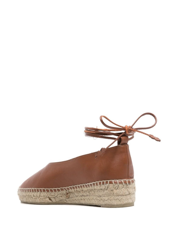 Castaner Brown Flat Shoes
