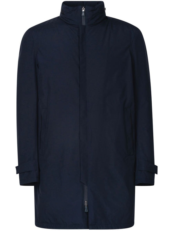 Navy Nylon Parka