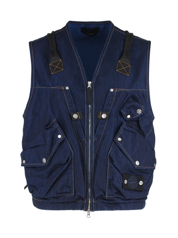 Stone Island Navy Vests