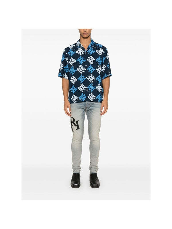 マロゴ柄半袖
シャツ