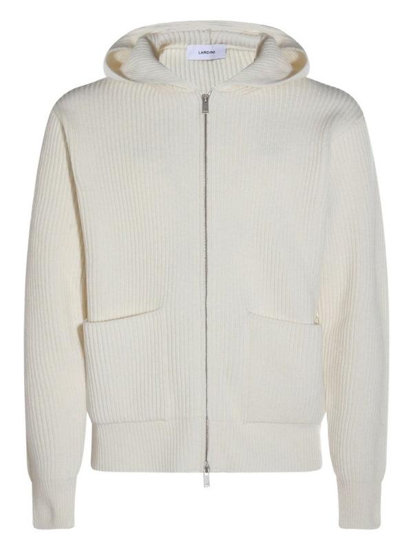 Lardini White Hoodies