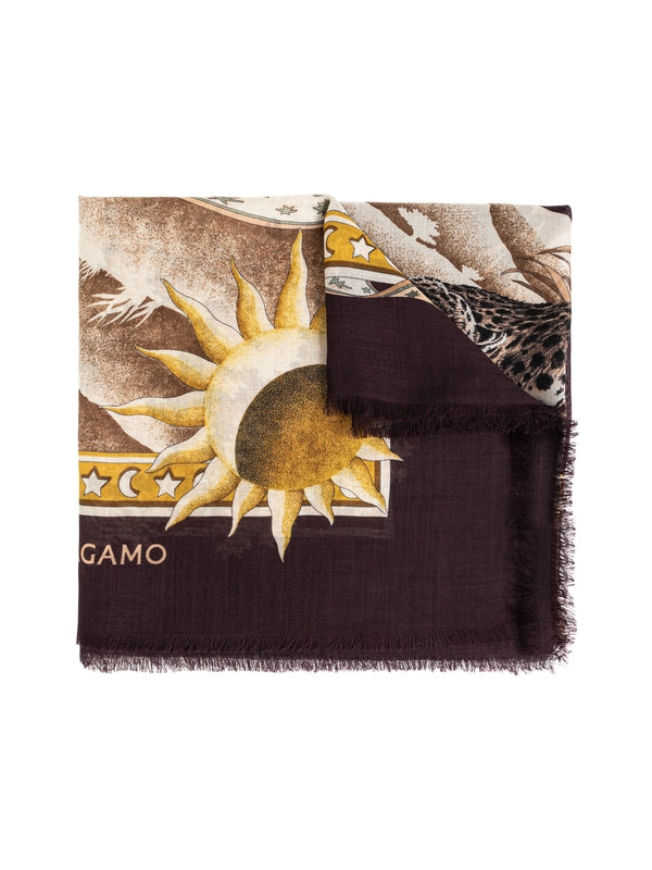 Allover Printing Cashmere
  Scarf