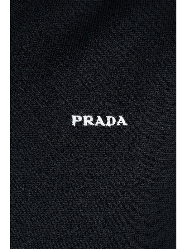 Chest Logo Cashmere Knit