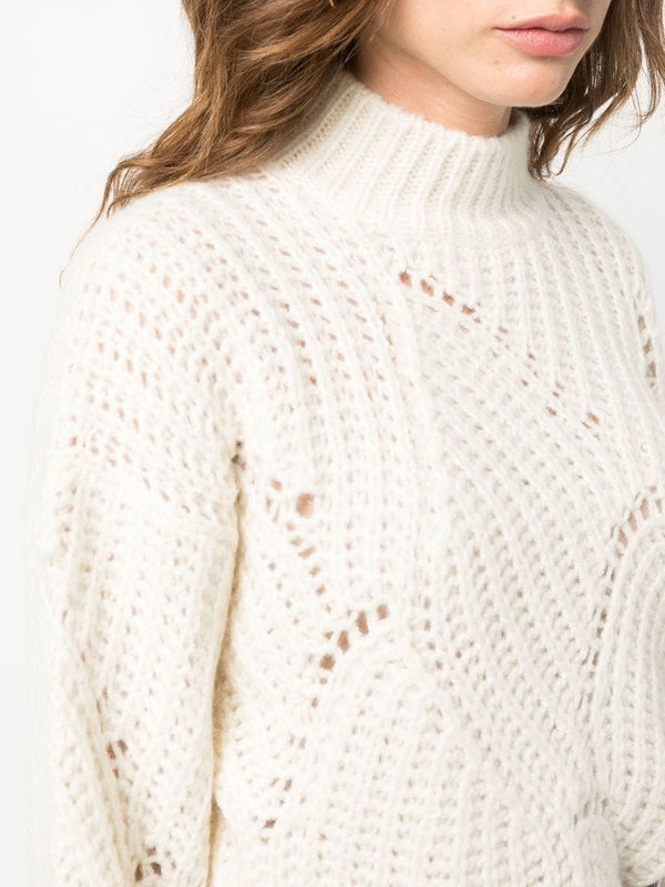 Agnona Ivory Knitted