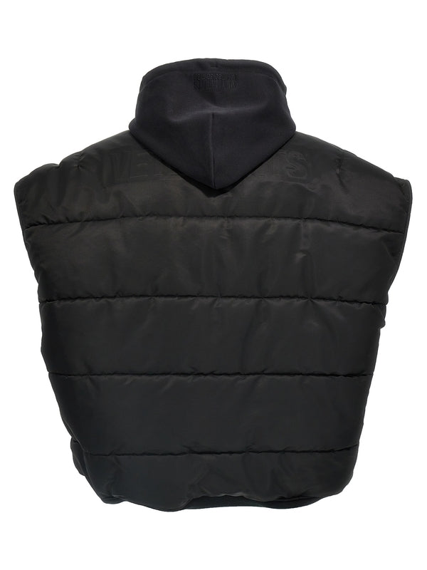 Reversible
  Hooded Nylon Vest