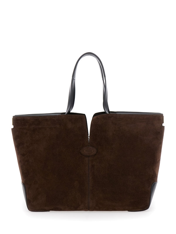 Tod'S Brown Tote Bags